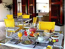 Café da manhã da Pousada Maracujá - Cumbuco - Ceará - Brasil